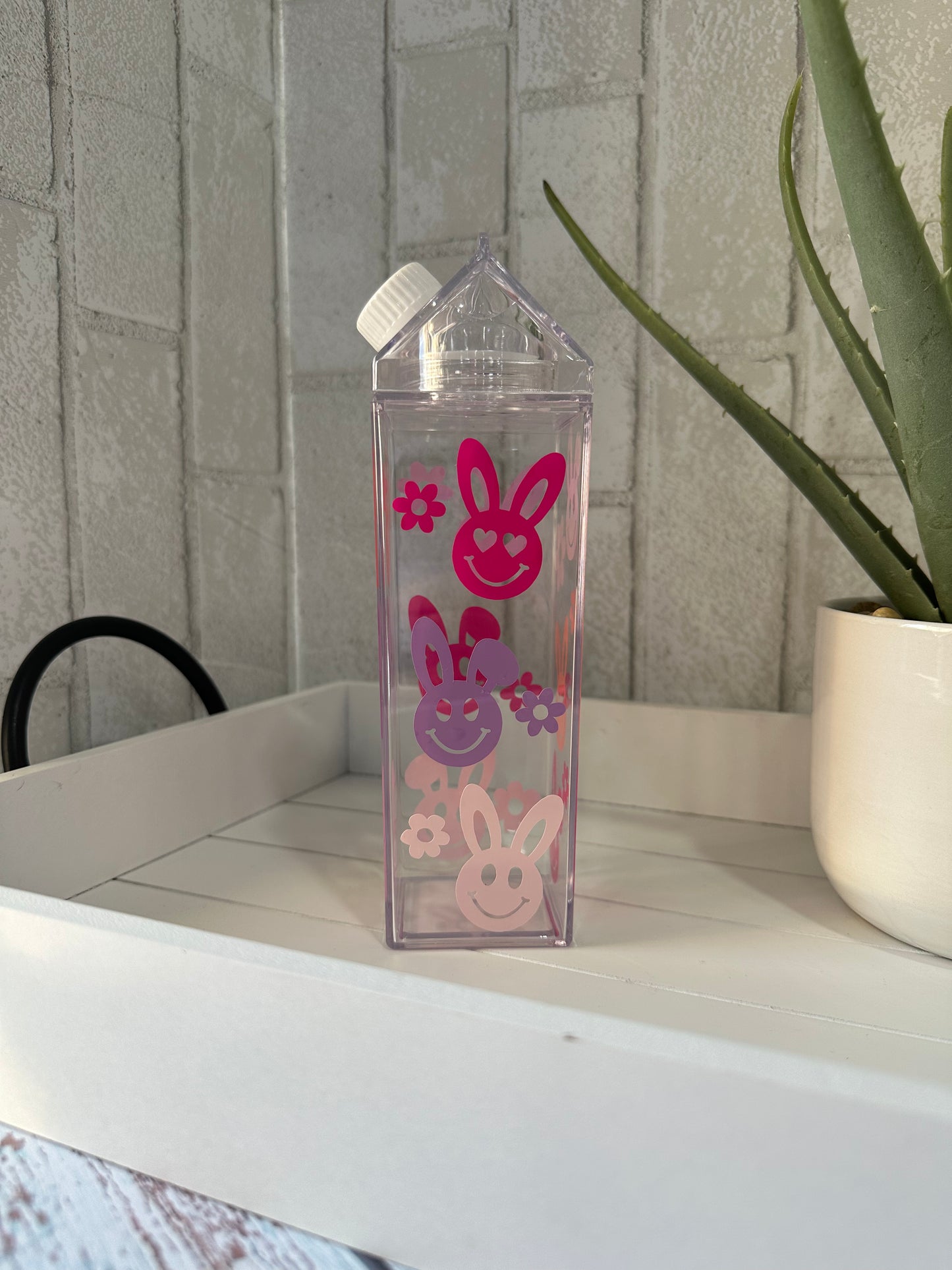Milk Carton Water Bottle 17oz - Willow Love Bug Designs 