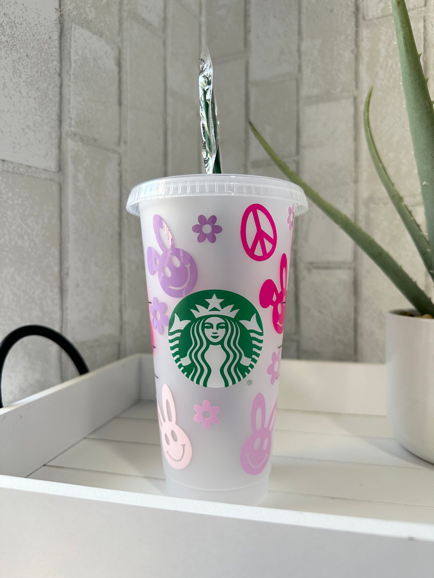 Easter Venti Cold Cup - Willow Love Bug Designs 