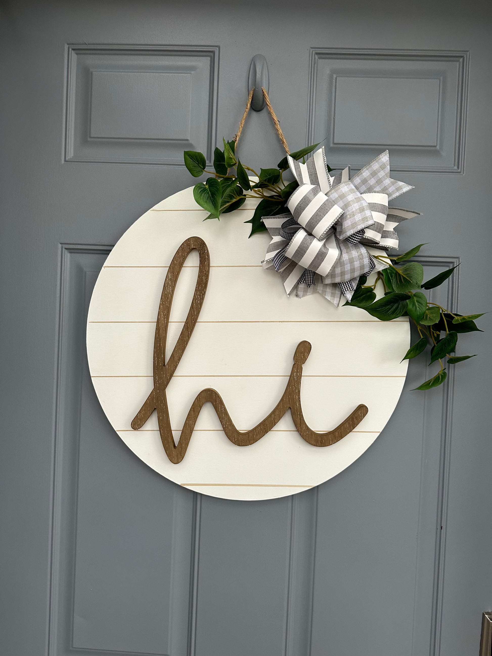Hi Door Hanger - Willow Love Bug Designs 