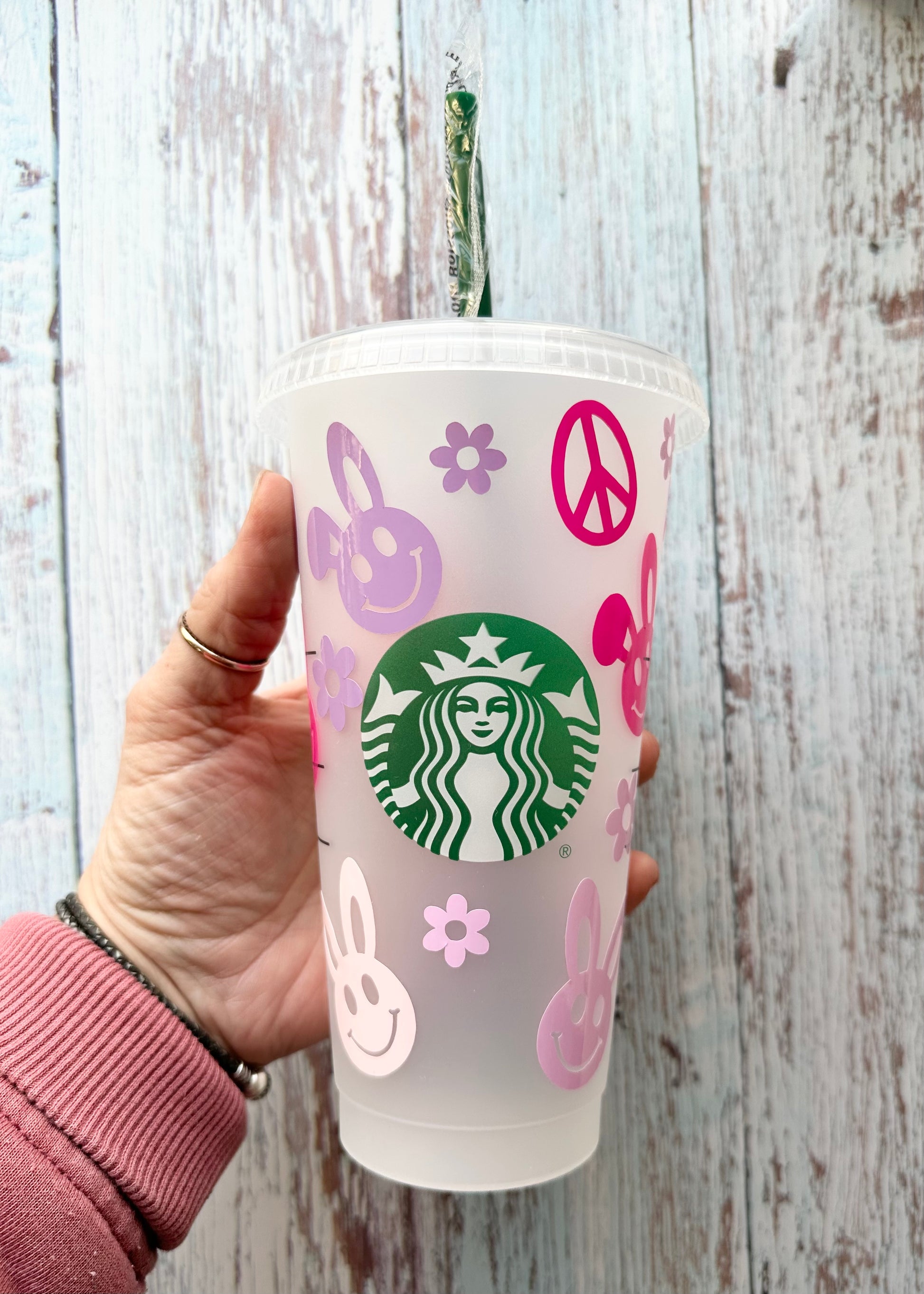 Easter Venti Cold Cup - Willow Love Bug Designs 